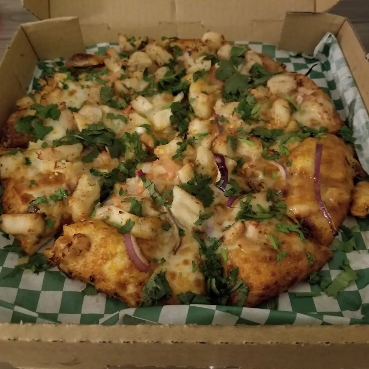 Butter Chicken Pizza