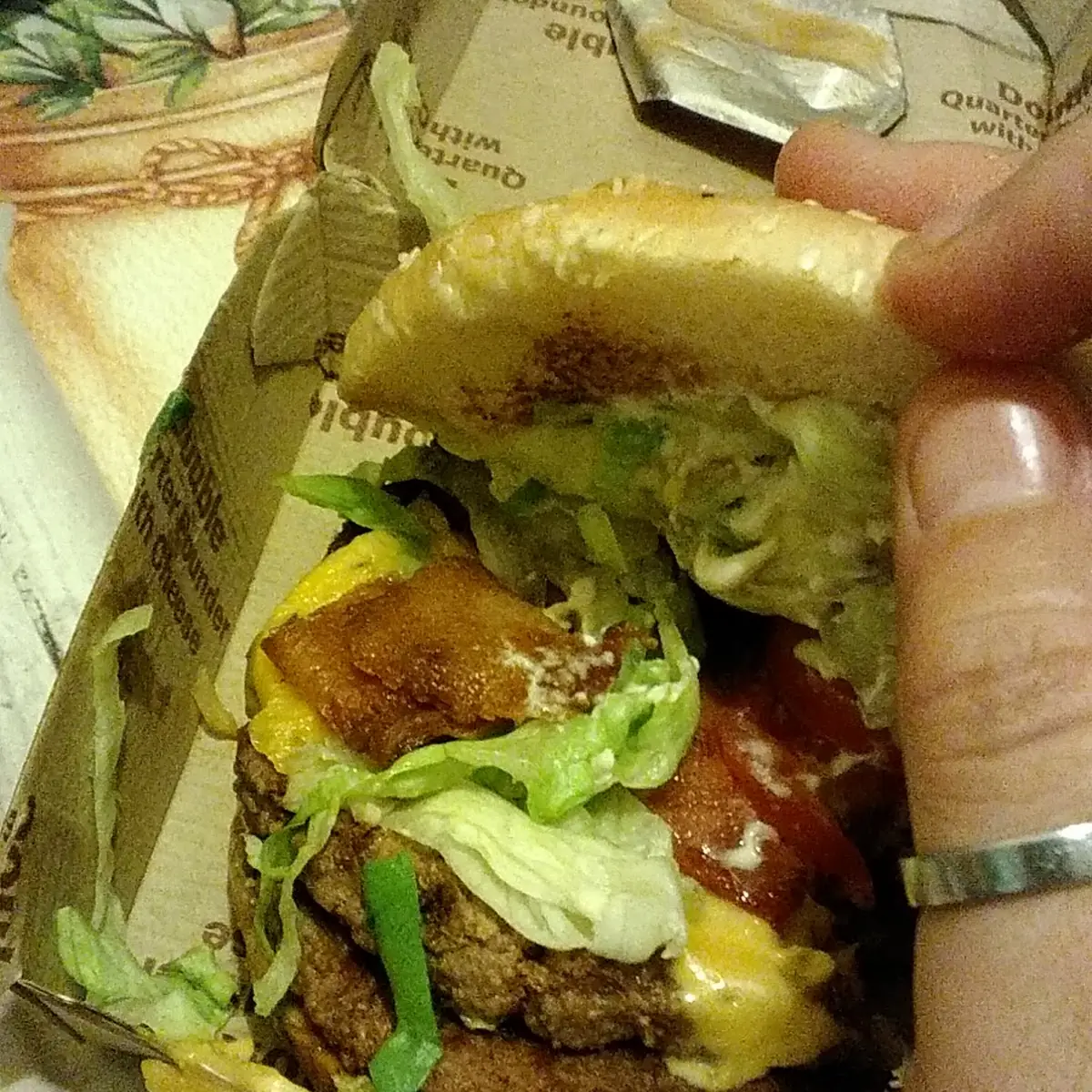 It Should Be a Double Quarter Pound with Baacon