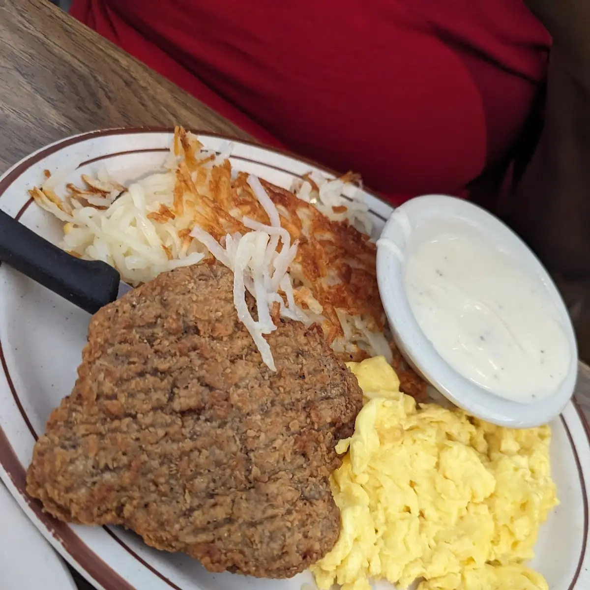 Chicken Fried Steak and Eggs