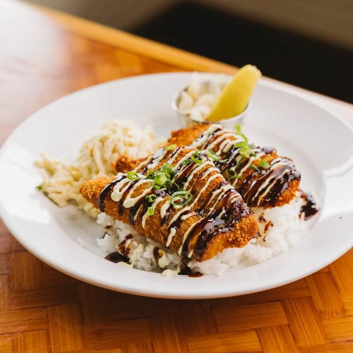 Fried Ahi Katsu Plate