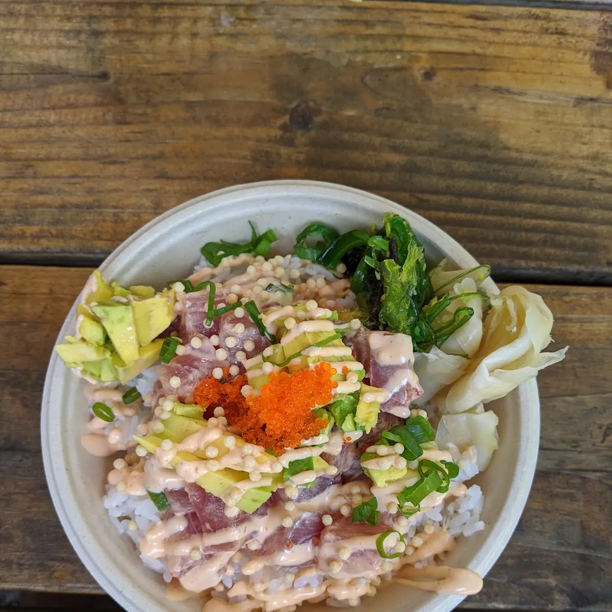 Spicy Salmon Poke Bowl