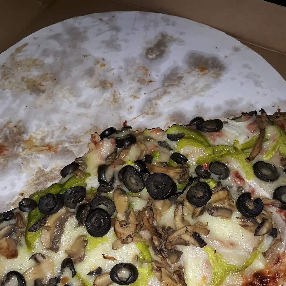 Pepper Onion & Mushroom Pizza