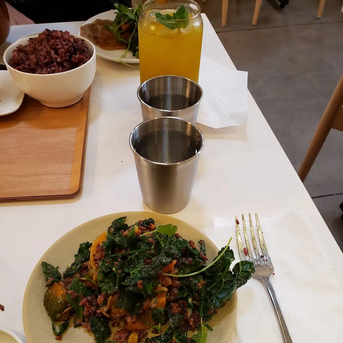 Roasted Squash & Kale Salad