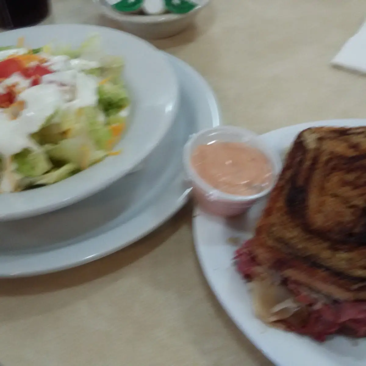 Reuben & Side Salad