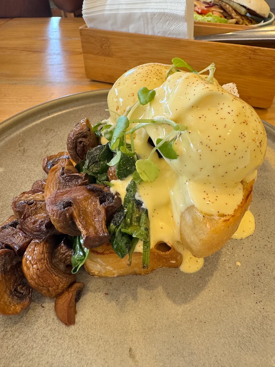Eggs Benedict, M.Y. Roasting Cafe
