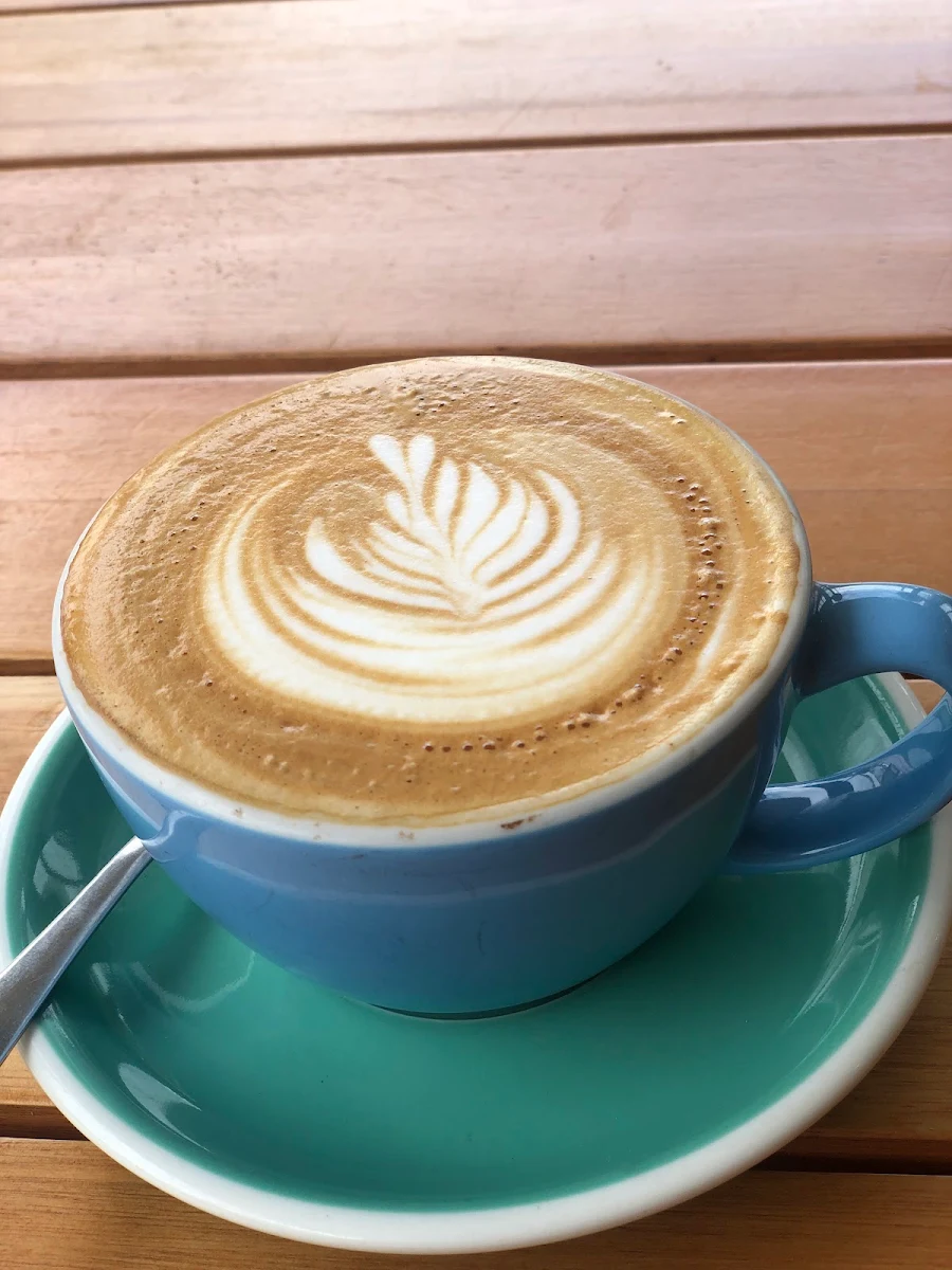 Flat White Coffee, M.Y. Roasting Cafe