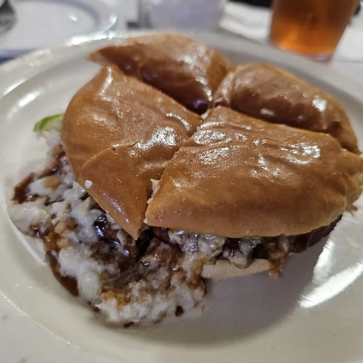 BBQ Bologna Sandwich