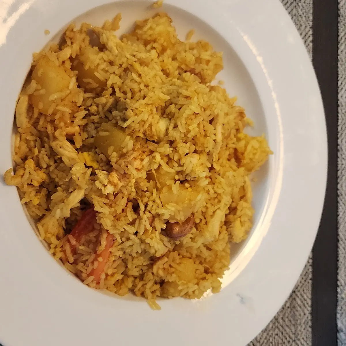 Pineapple Chicken Fried Rice