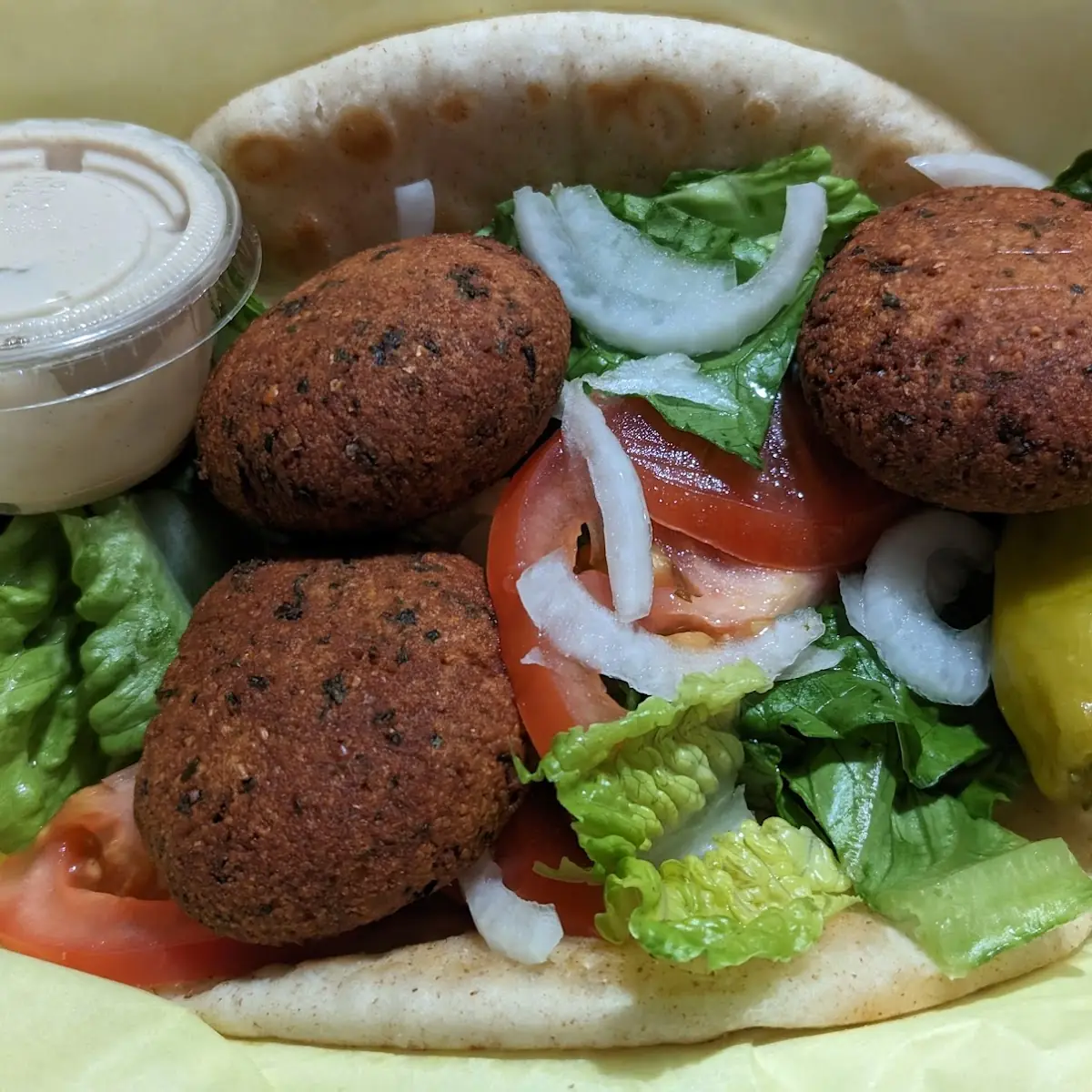 Falafel Pita Sandwich