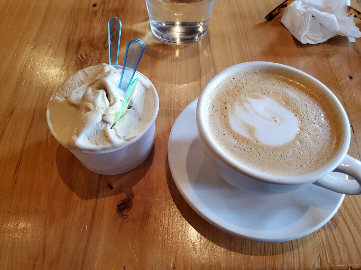 Latte and Biscoff Gelato