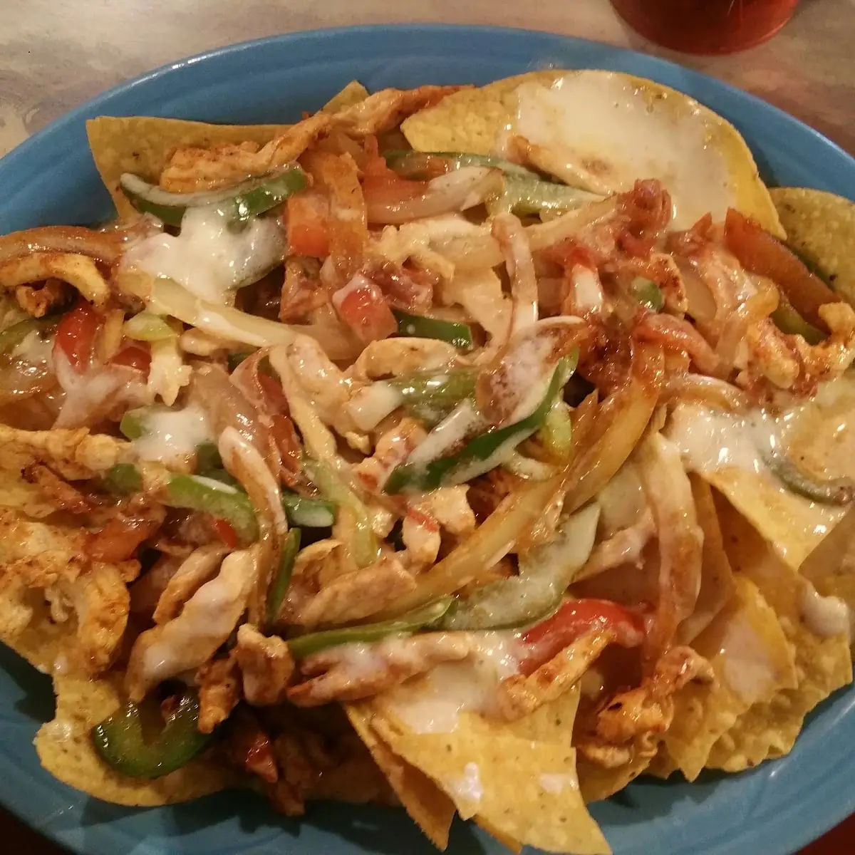 Chicken Fajita Nachos