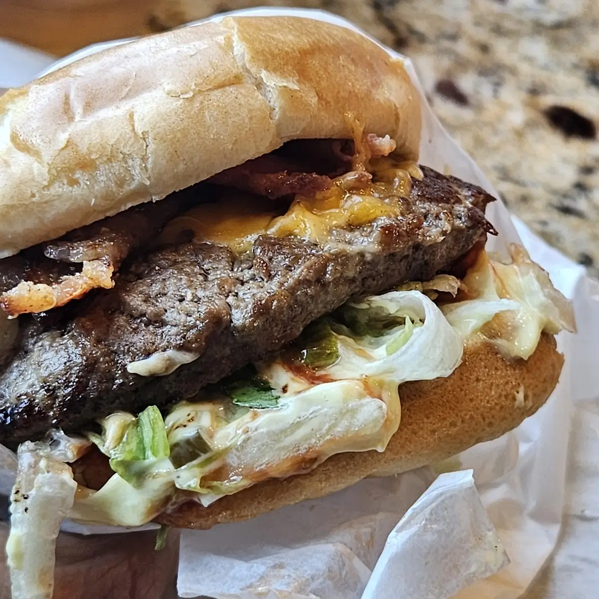 Bacon Blue Cheese Burger