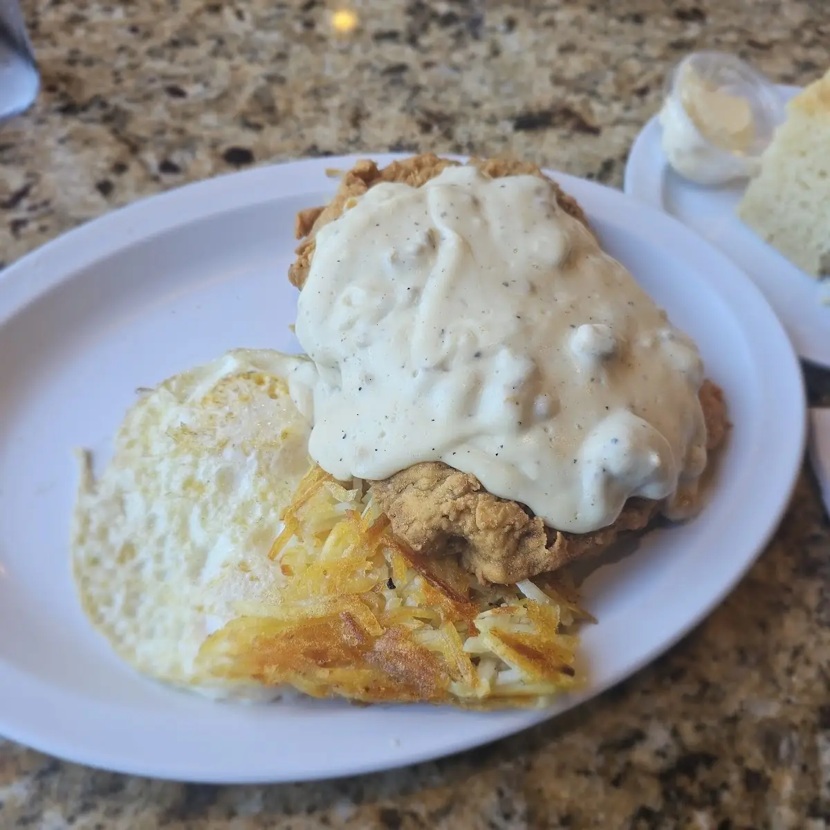 Chicken Fried Steak and Two Eggs