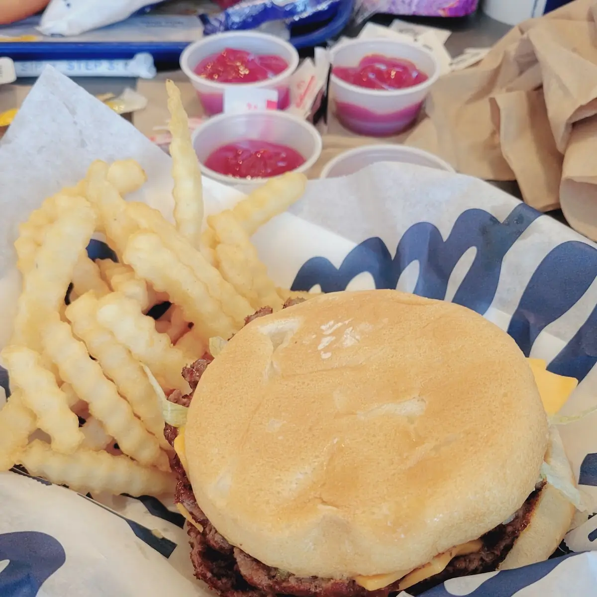 Double Cheeseburger Combo Fries N Drink