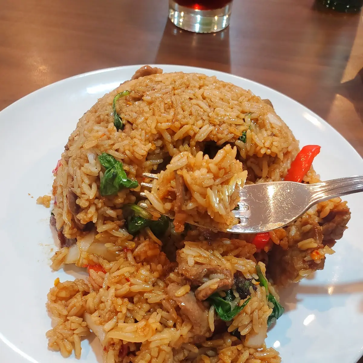 Beef Basil Fried Rice