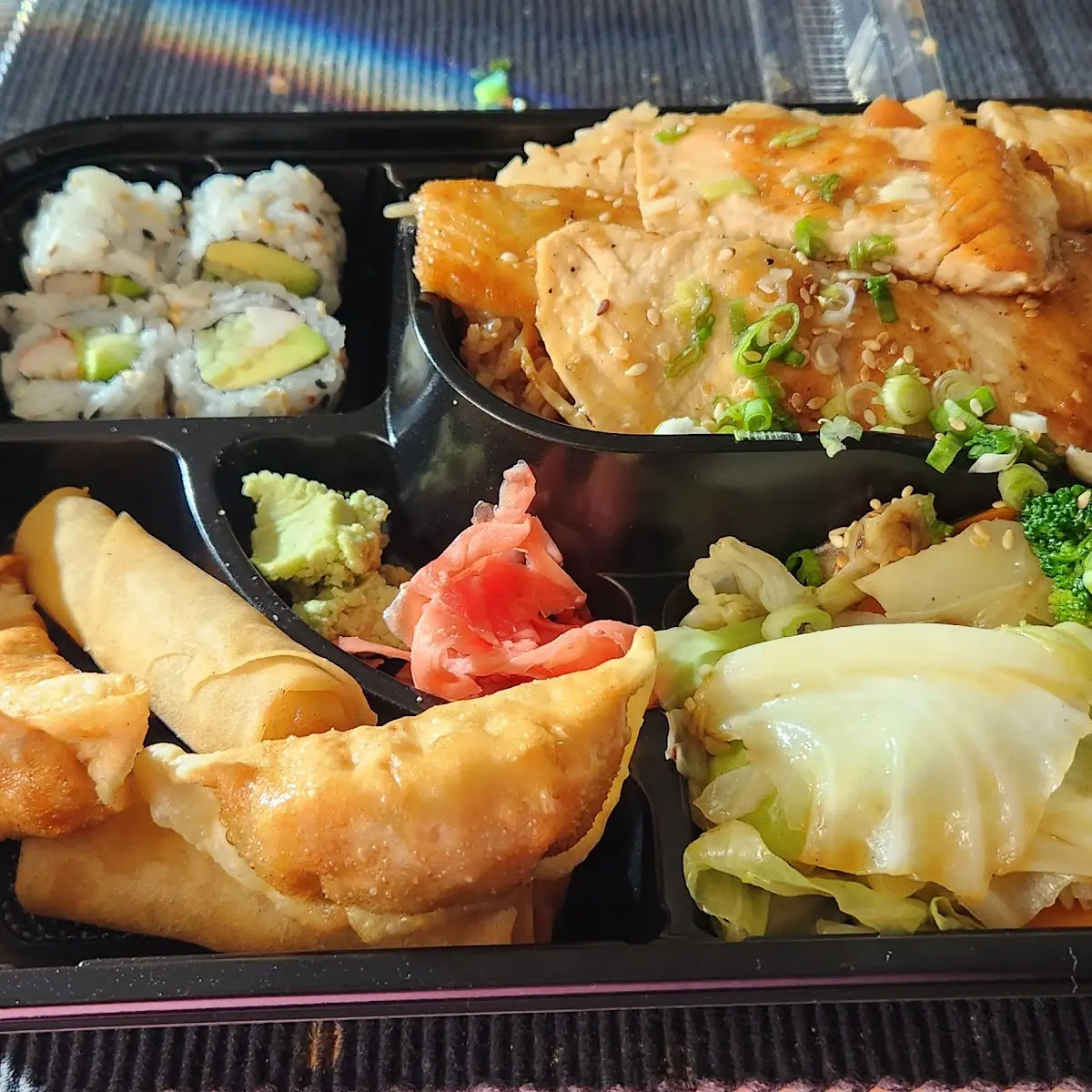 Bento Box with Salmon