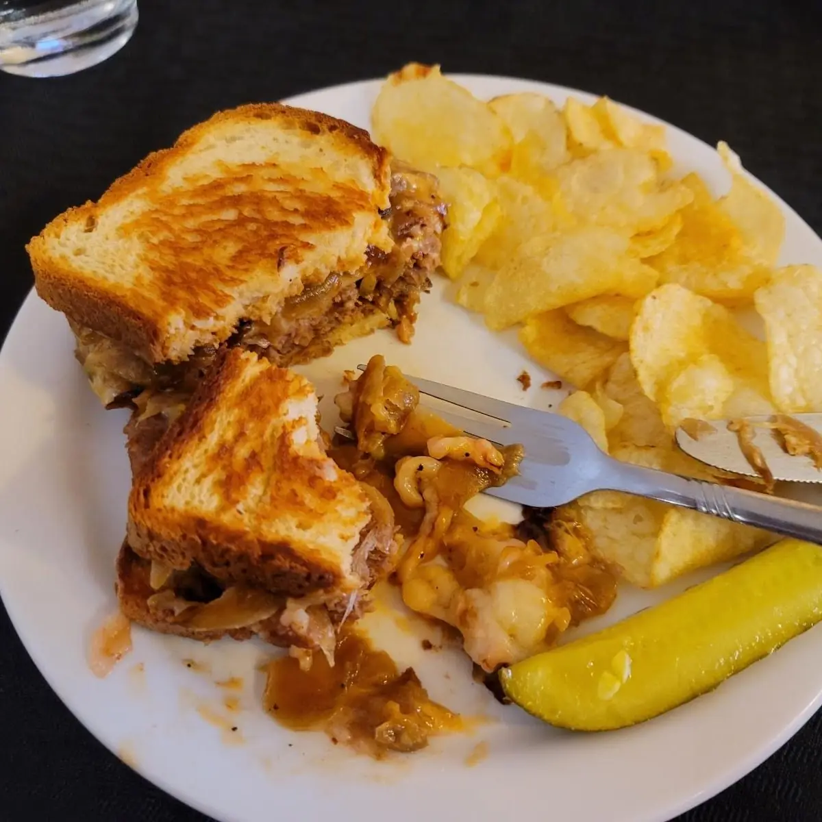 Vegan Patty Melt Sandwich