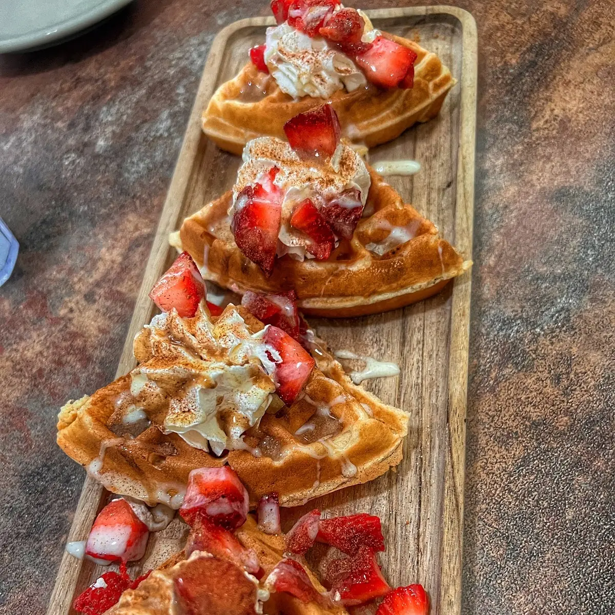 Fresh Fruit Waffle