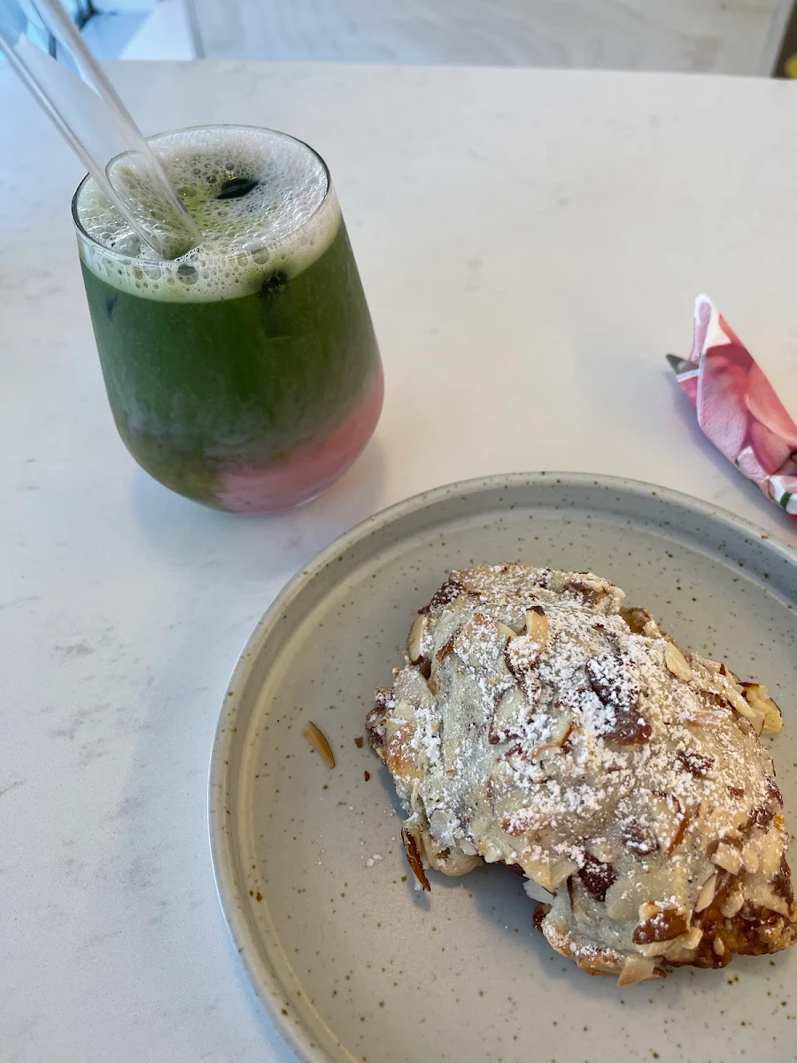 Almond Croissant, Whisk Matcha Cafe