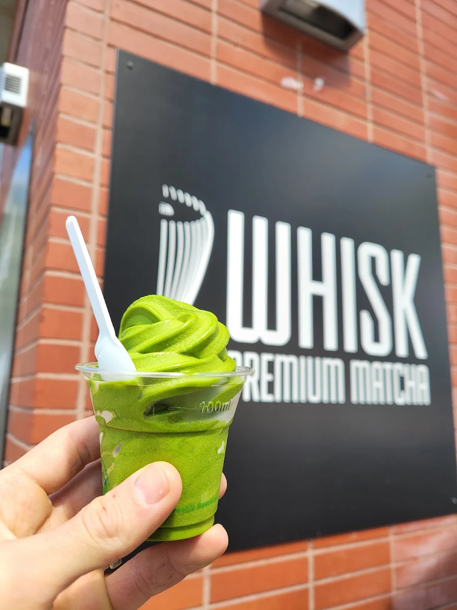 Matcha Soft Serve Ice Cream, Whisk Matcha Cafe