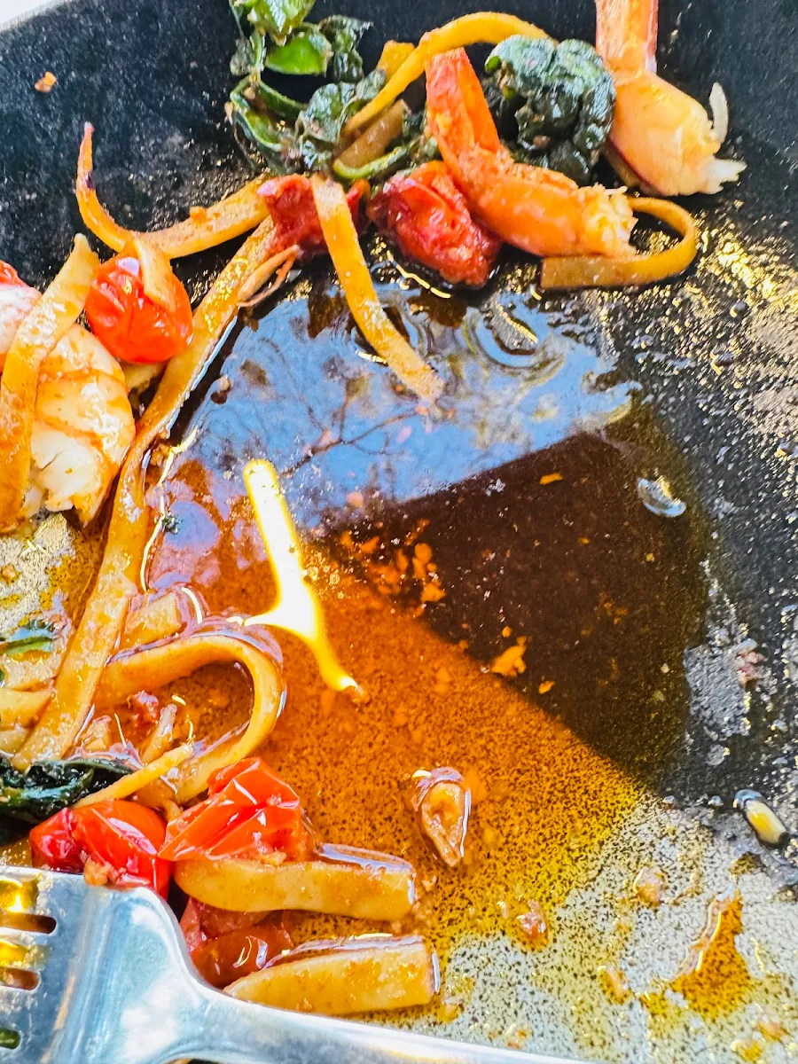 Fettuccine in Oil, Hotel Boston