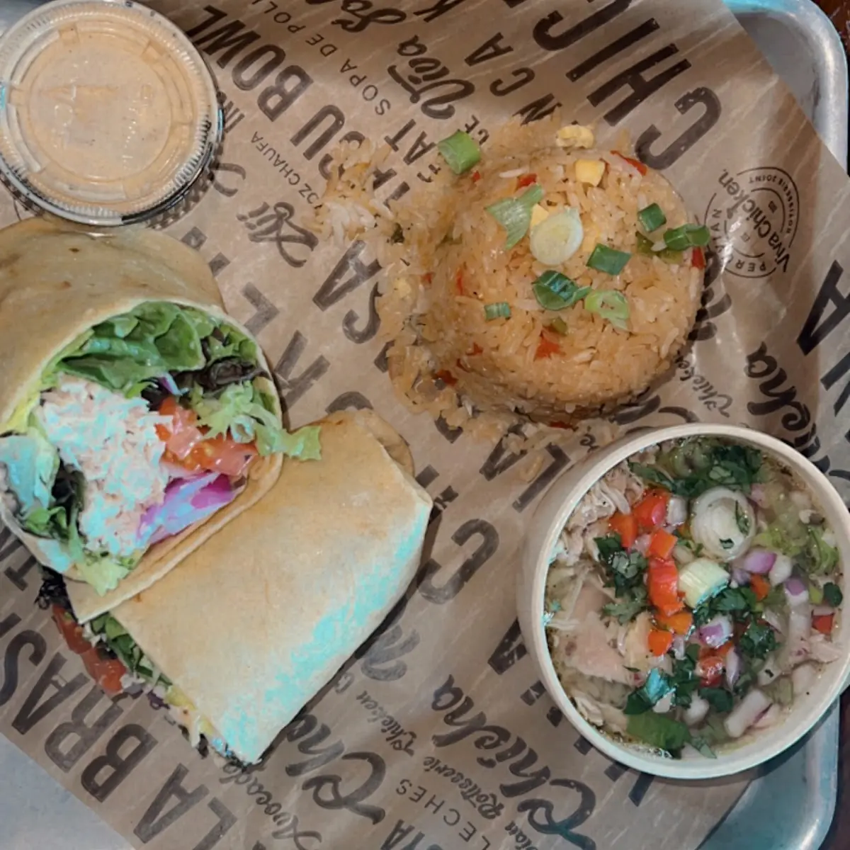 Peruvian Chicken Wrap