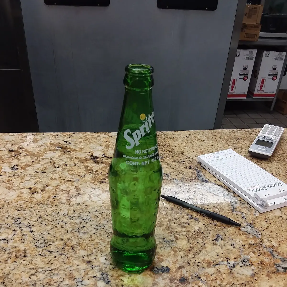 Sprite in a Glass Bottle