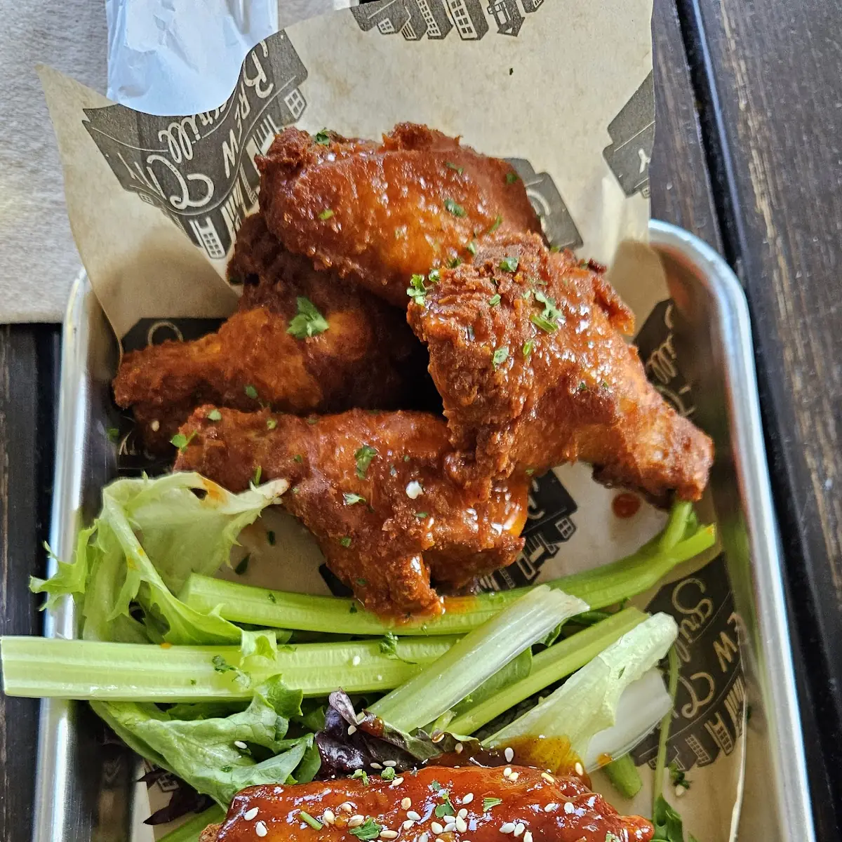 Chicken Wings with Korean BBQ Sauce