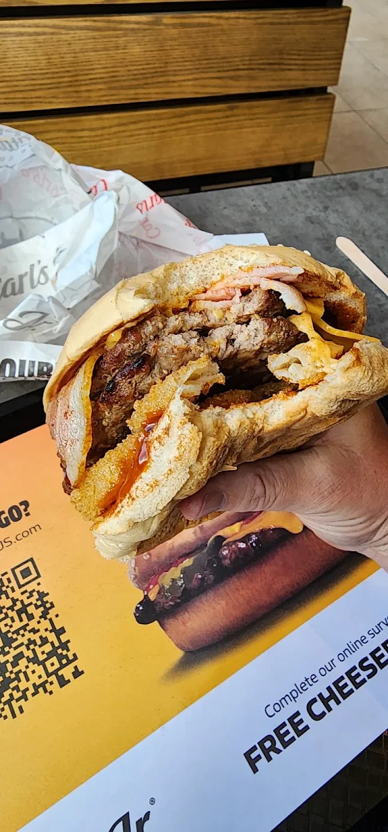 Double Western Burger, Carl's Jr. Kelso