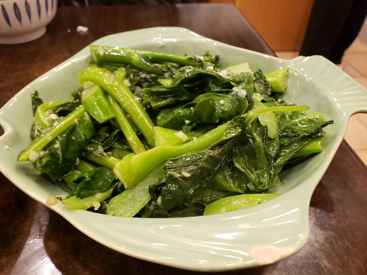 Chinese Broccoli in Garlic Sauce, Seasonal Cuisine 四季三餐