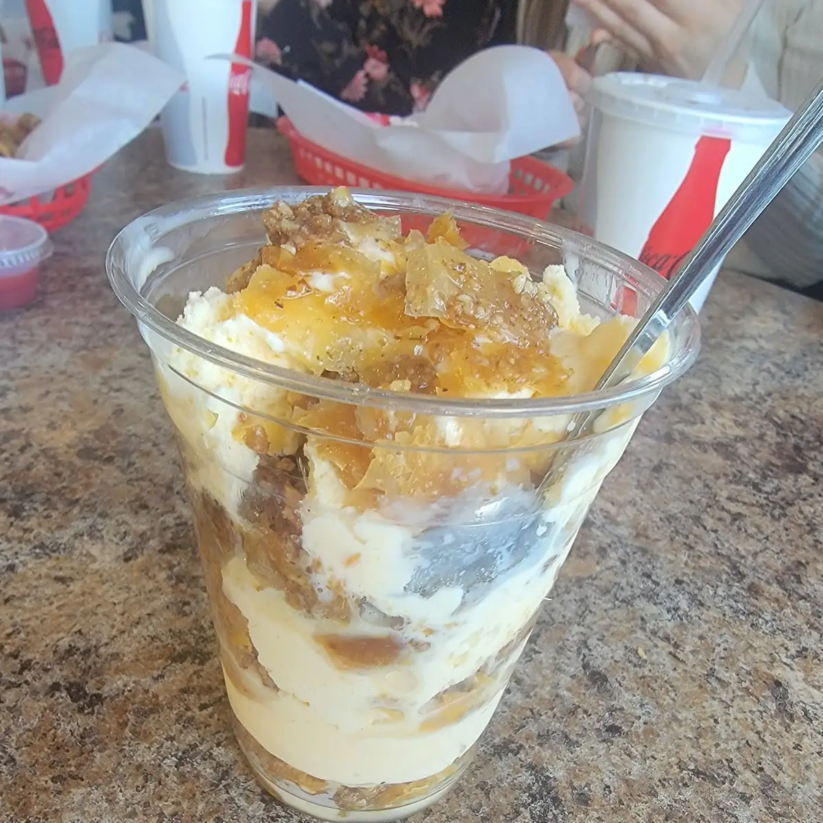 Vanilla Baklava Ice Cream
