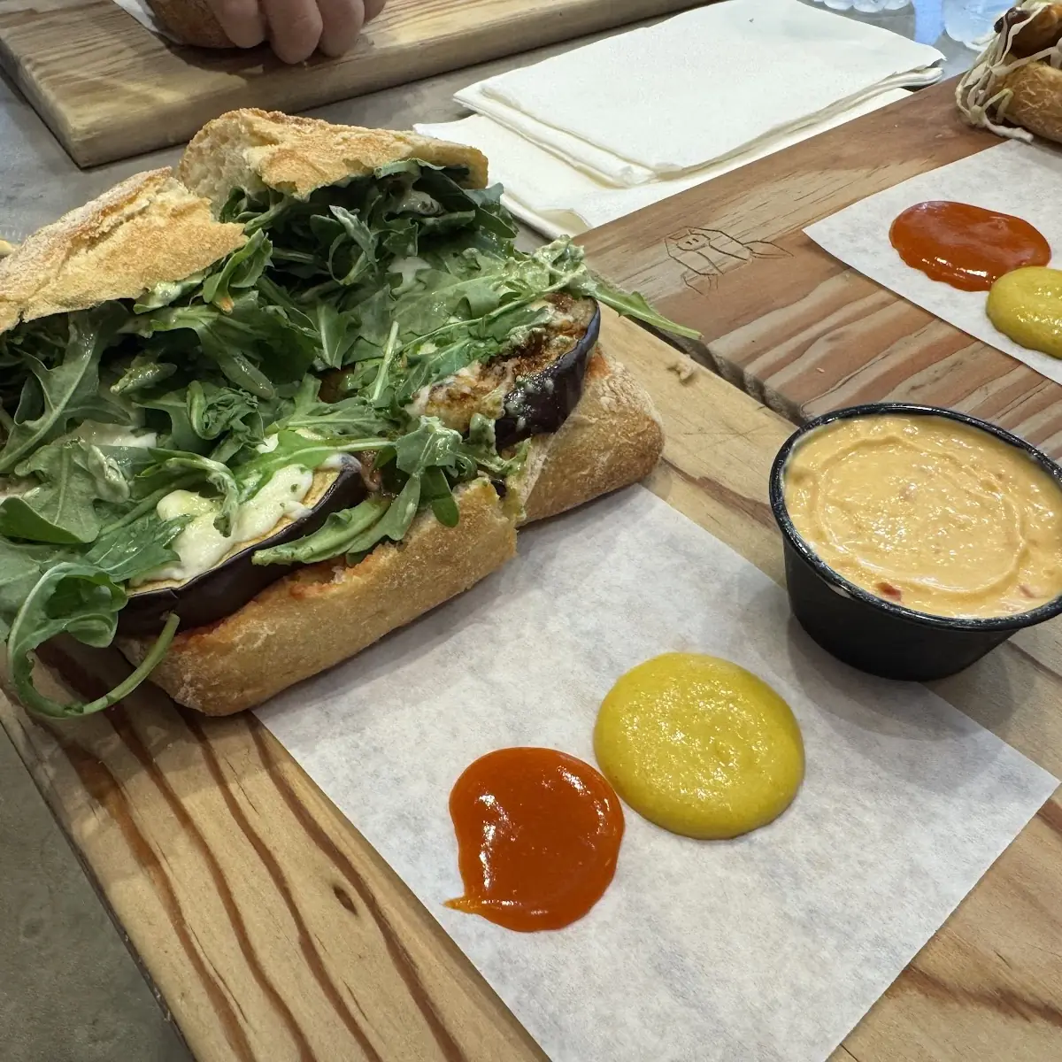 Eggplant Parm Sandwich