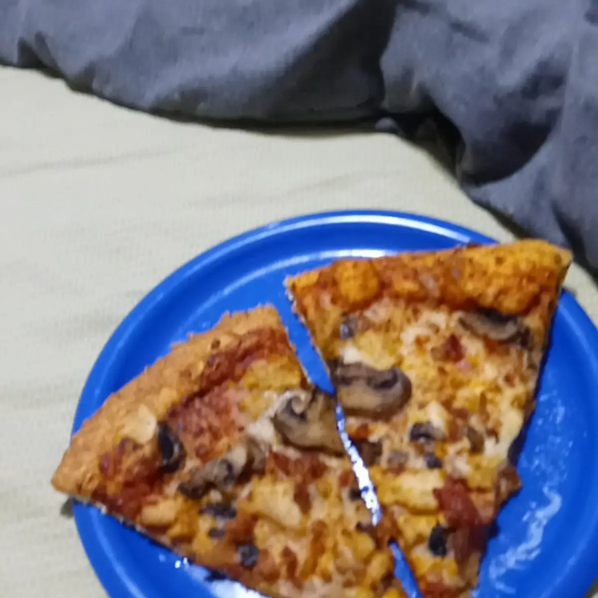 Cheesy Mushroom Pizza