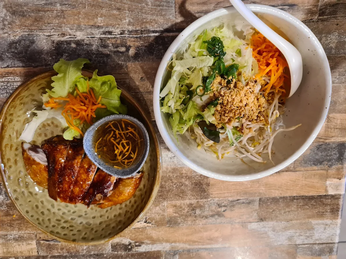 Rice Noodles with Grill Pork Chop, Phở More Moorebank