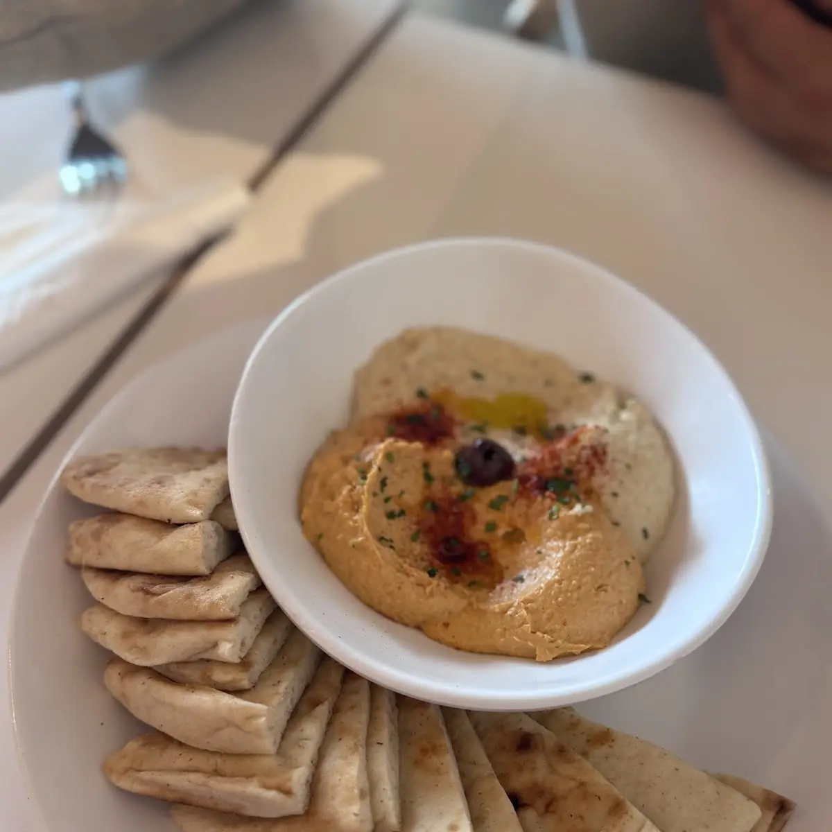 Hummus and Pita Bread