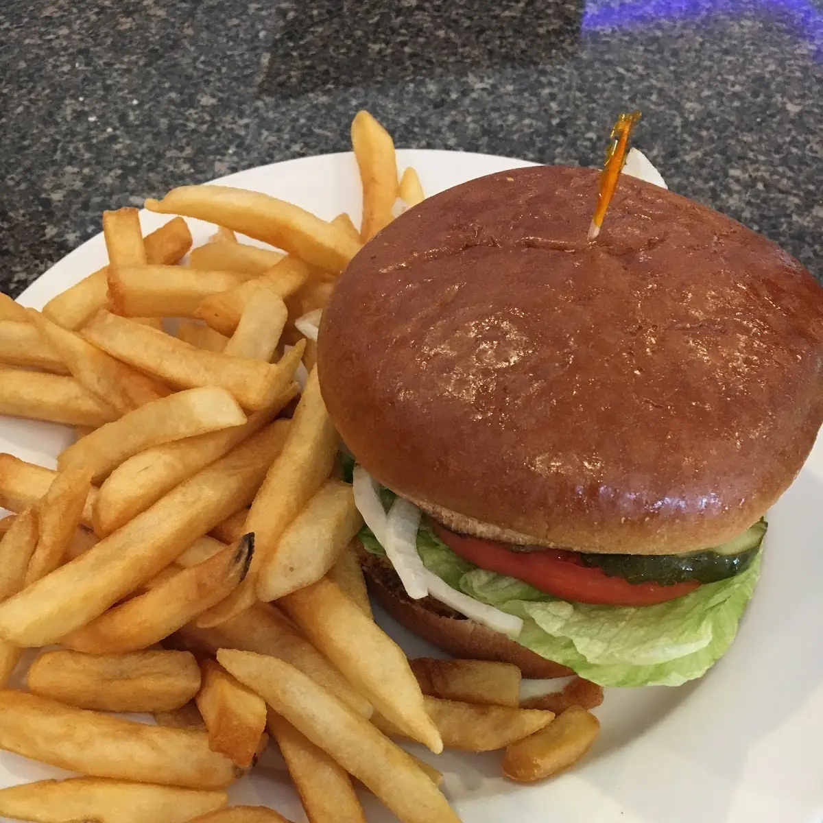 Burger and Fries