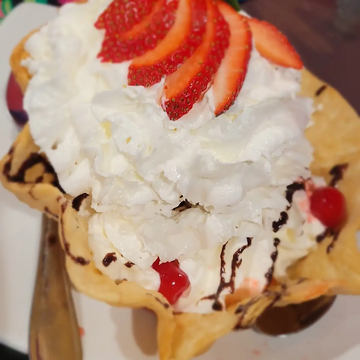 Fried Ice Cream Sundae