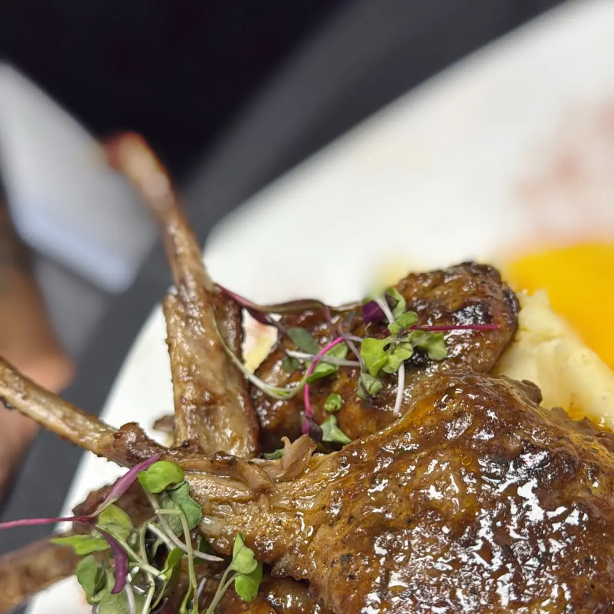 Lamb Chops & Grits