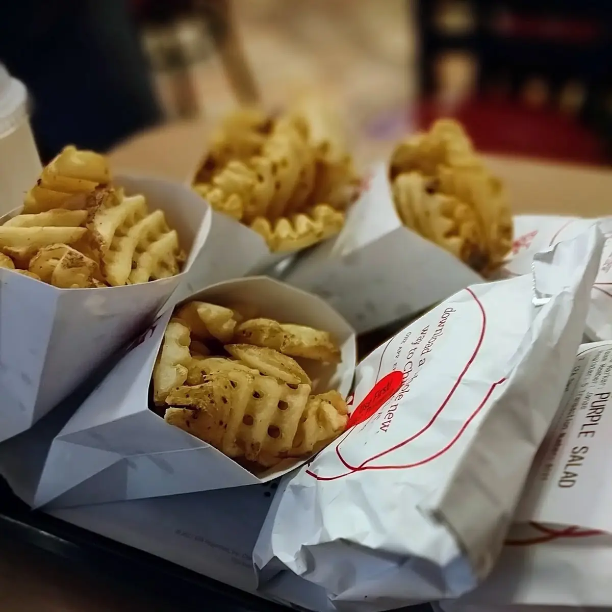 Chicken Sandwich and Fries