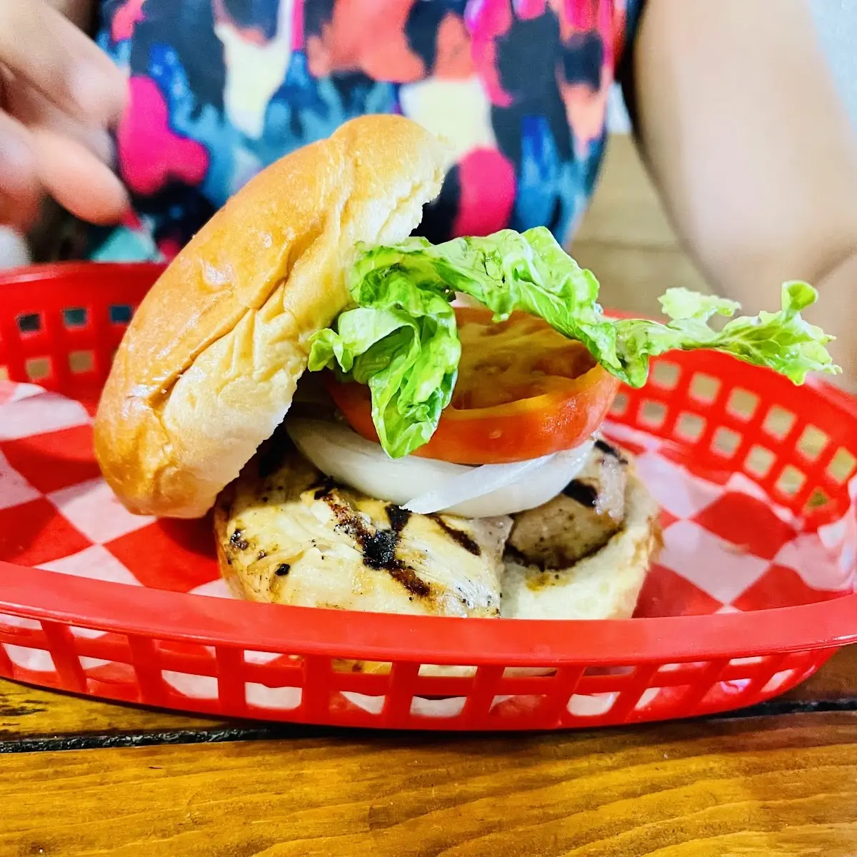 Grilled Chicken Burger