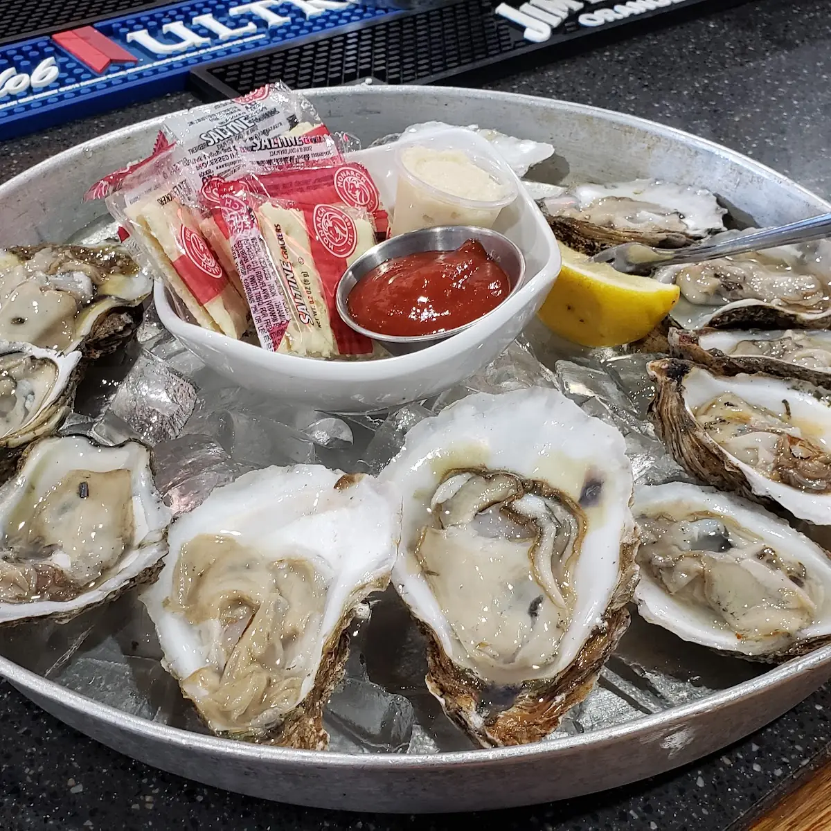 Steamed Oysters on the Half Shell
