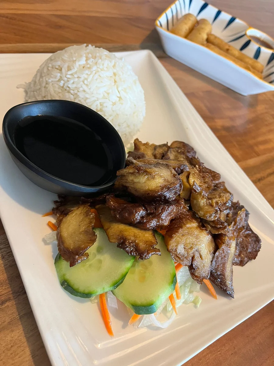 Vegan Peking Duck Rice Platter, VIETFOOD SPRINGWOOD