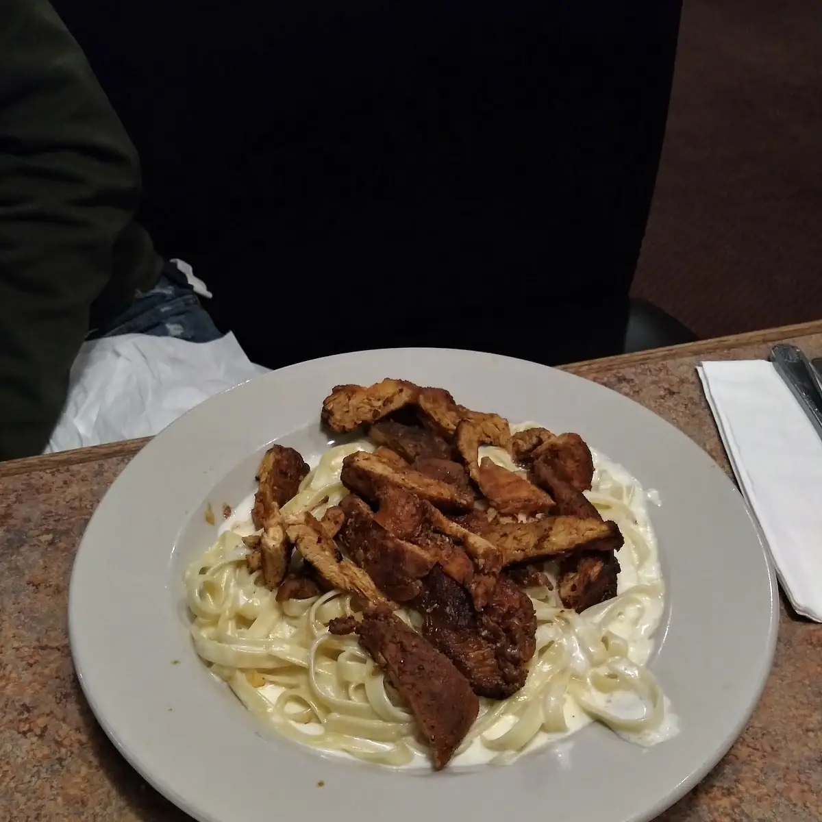 Blackened Chicken Alfredo
