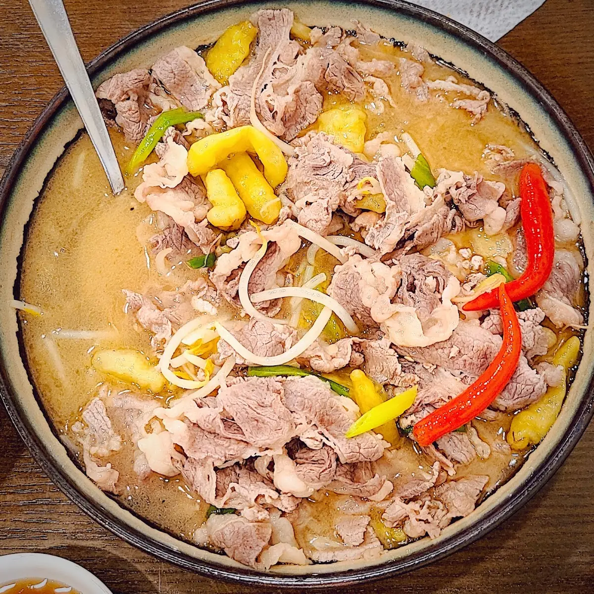 Sliced Beef in Hot & Sour Broth