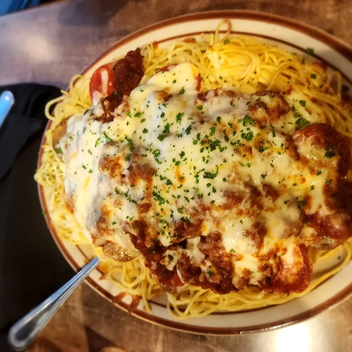 Four Seasons Baked Spaghetti