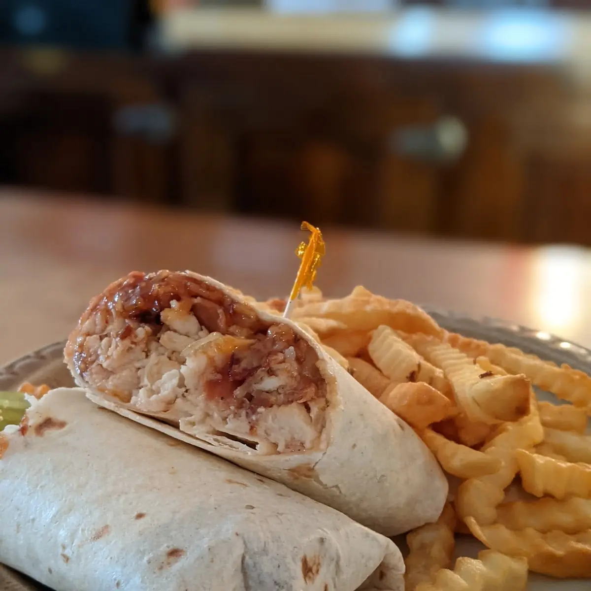 Cowboy Chicken Wrap