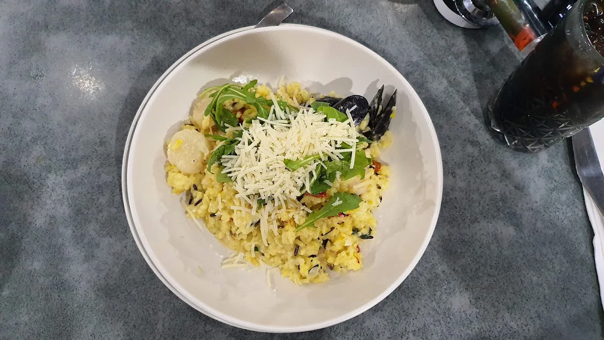 Seafood Saffron Chilli Risotto, Cable Beach House