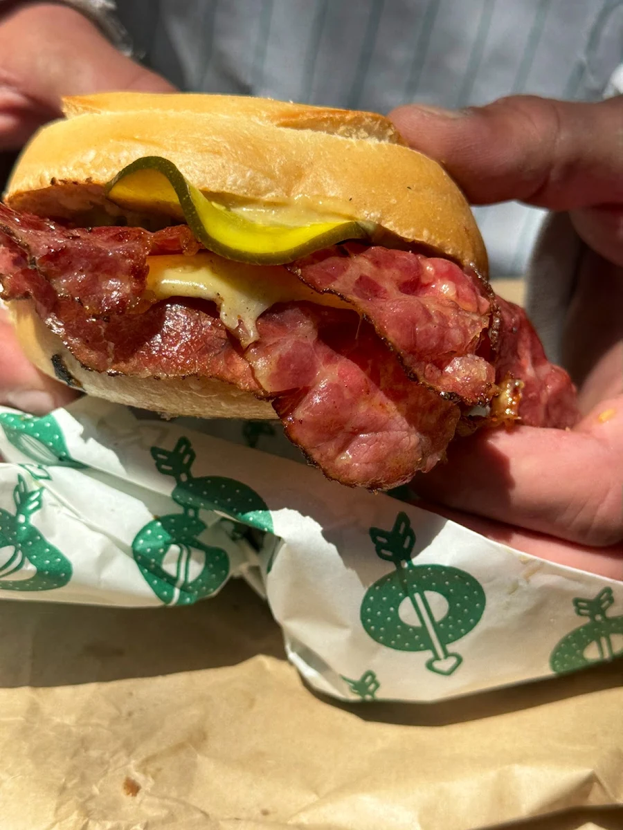 Beef Pastrami Bagel, Tuckshop cafe & bagels