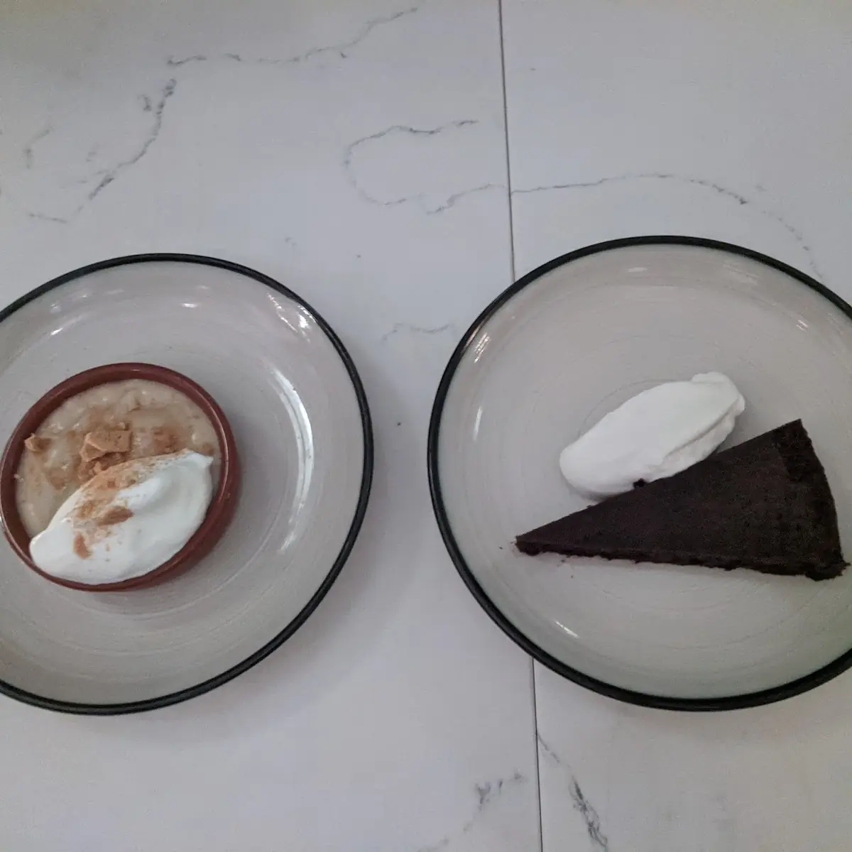 Butterscotch Pudding and Cloudless Chocolate Cake