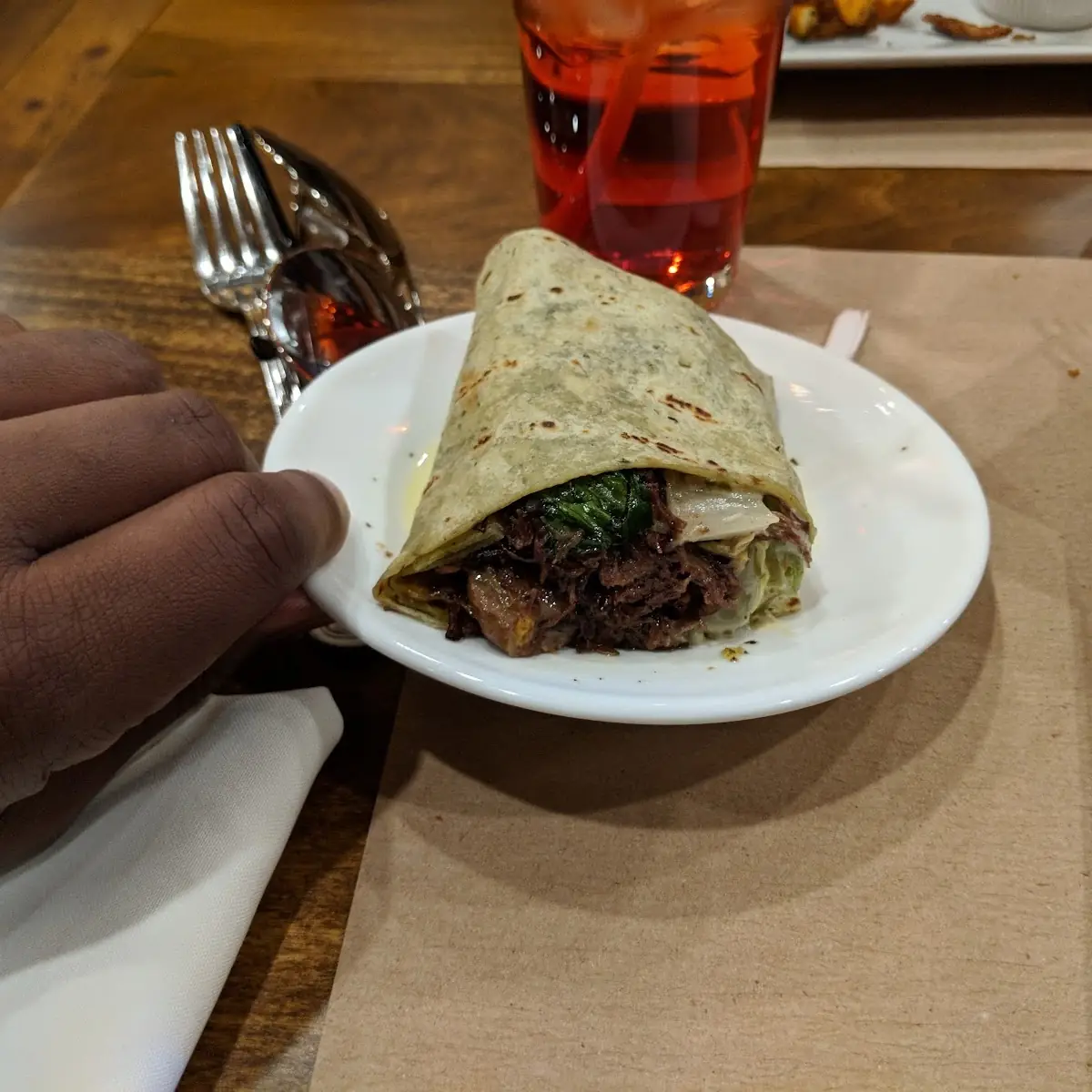 Beef Short Rib Wrap